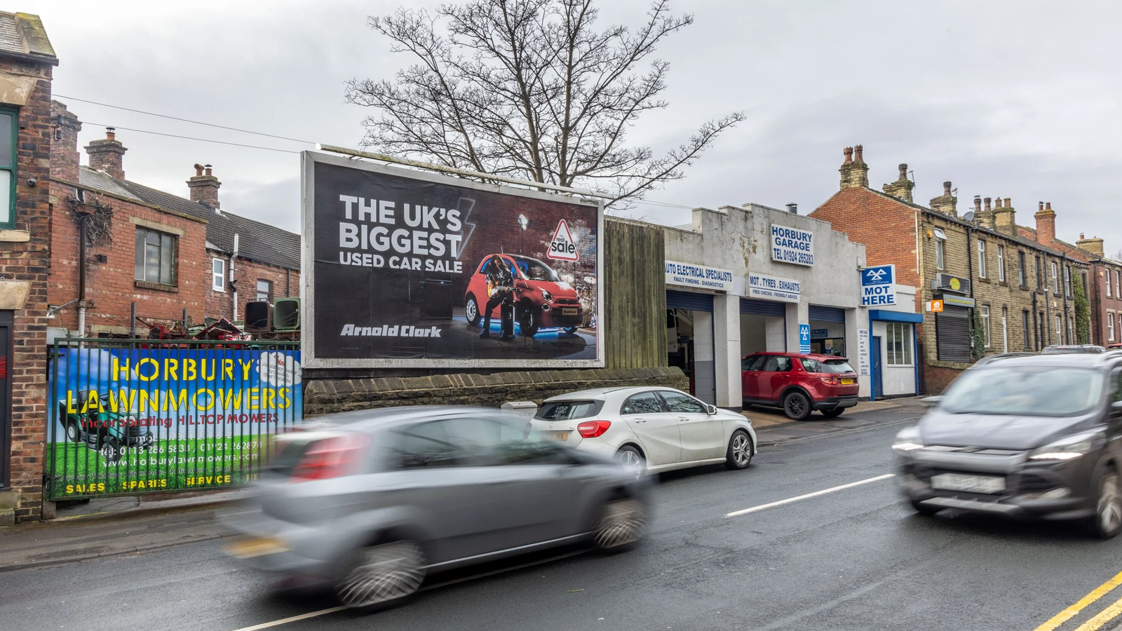 Photo of 48 Sheet Billboard on Side of Road by Ad Frame