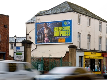 Photo of 48 Sheet Billboard on Side of Road by Ad Frame