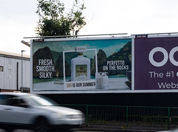 Photo of 48 Sheet Billboard on Side of Road by Ad Frame