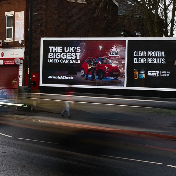 Photo of 48 Sheet Billboard on Side of Road by Ad Frame